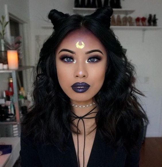 pandorascode, looks sexys para halloween, diabla, bruja, catrina, momia, maquillaje cabello